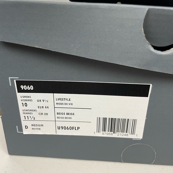 New Balance Men’s Sandstone Brown White 9060 Athletic Y2K Inspired Sneakers - Picture 12 of 12